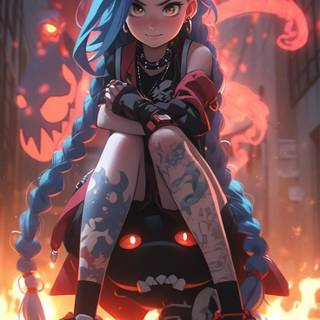 Jinx wallpaper
