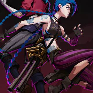 Jinx wallpaper