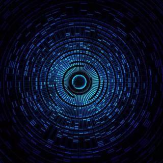 Futuristic blue wallpaper