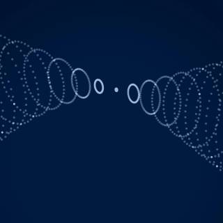 Futuristic blue wallpaper