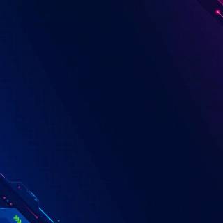 Futuristic blue wallpaper