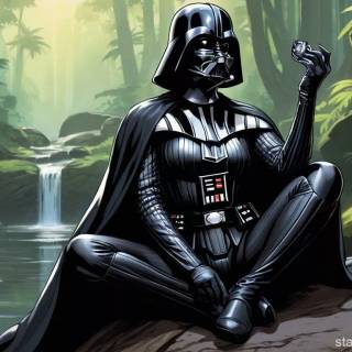 Darth Vader mask wallpaper