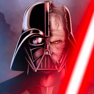 Darth Vader mask wallpaper