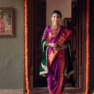 Nauvari saree wallpaper