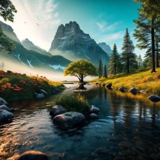 Cinematic nature wallpaper