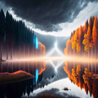 Cinematic nature wallpaper