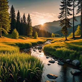 Cinematic nature wallpaper