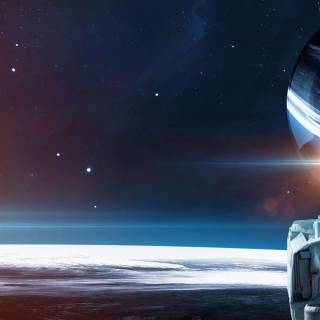 Space 3440x1440 wallpaper