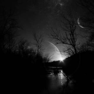 Dark digital wallpaper