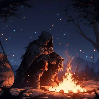 Dark digital wallpaper