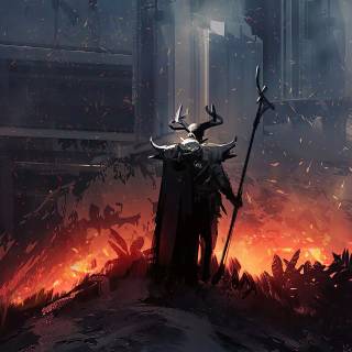 Dark digital wallpaper