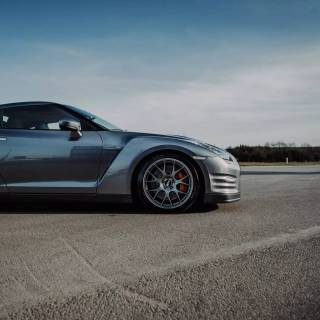 Nissan GTR cartoon iPhone wallpaper