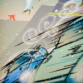 Nissan GTR cartoon iPhone wallpaper