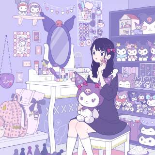 Dress Kuromi wallpaper