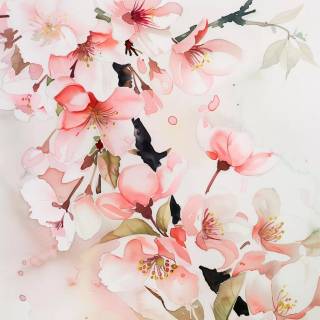 Pink Sakura iPhone wallpaper