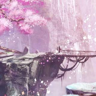 Pink Sakura iPhone wallpaper