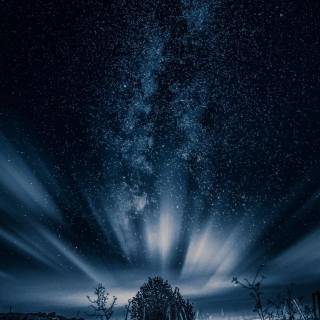 iPhone starry night 4k wallpaper