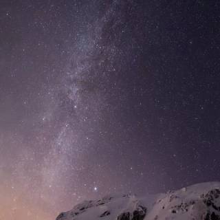 iPhone starry night 4k wallpaper