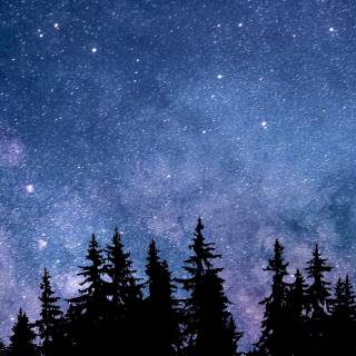 iPhone starry night 4k wallpaper