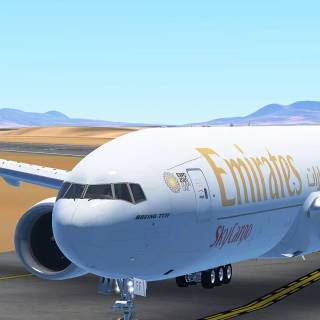 Boeing 777 4k phone wallpaper