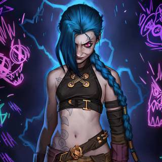 Jinx phone 4k wallpaper