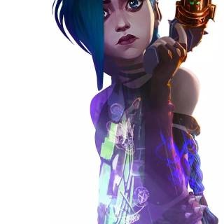 Jinx phone 4k wallpaper