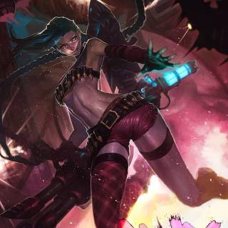 Jinx phone 4k wallpaper