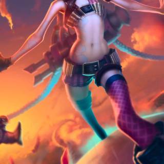 Jinx phone 4k wallpaper