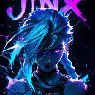 Jinx phone 4k wallpaper