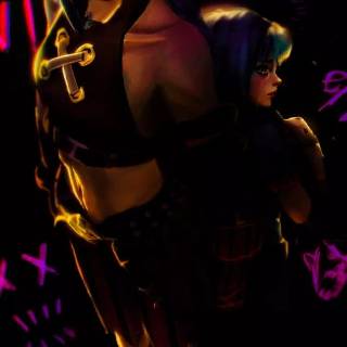 Jinx phone 4k wallpaper