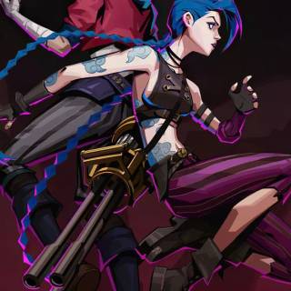 Jinx phone 4k wallpaper