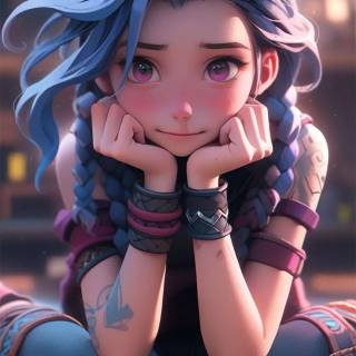 Jinx phone 4k wallpaper