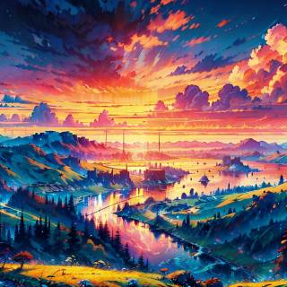 Anime PC landscape wallpaper