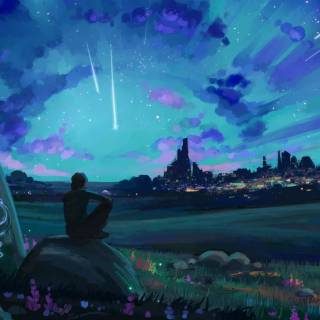 Anime PC landscape wallpaper