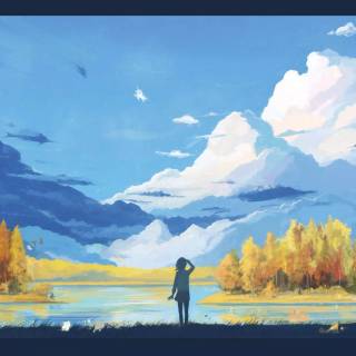 Anime PC landscape wallpaper