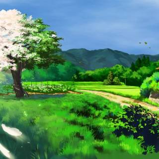 Anime PC landscape wallpaper