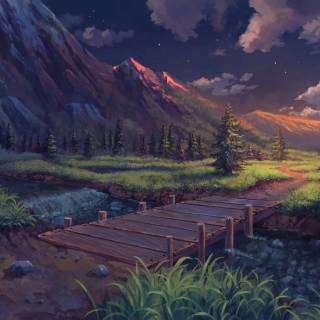 Anime PC landscape wallpaper