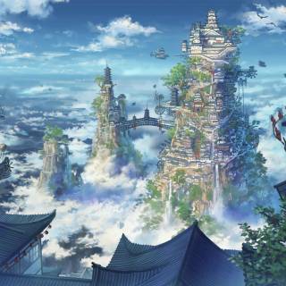 Anime PC landscape wallpaper