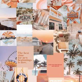 Summer collage wallpaper