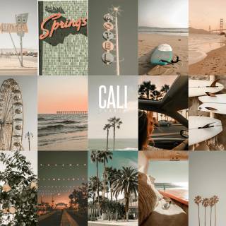 Summer collage wallpaper
