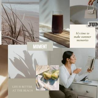 Summer collage wallpaper