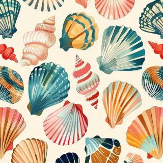 Summer collage wallpaper