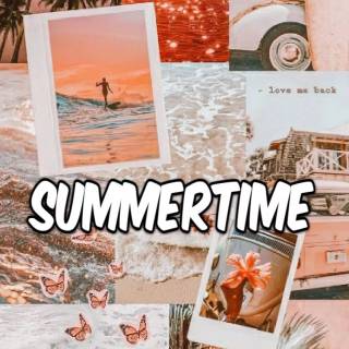 Summer collage wallpaper