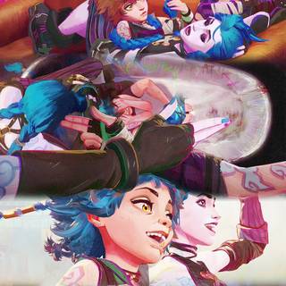Jinx and Isha wallpaper