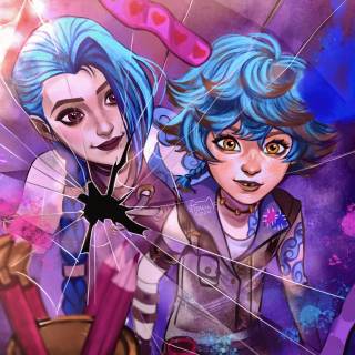 Jinx and Isha wallpaper