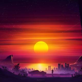 Digital drawing 4k wallpaper