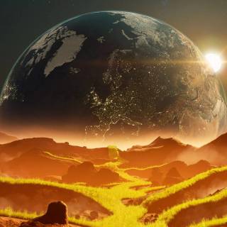 Digital drawing 4k wallpaper