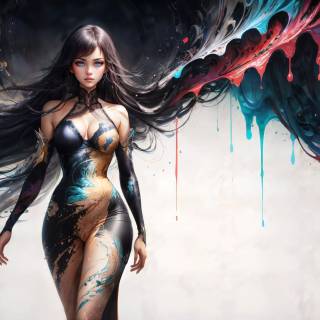 Digital drawing 4k wallpaper