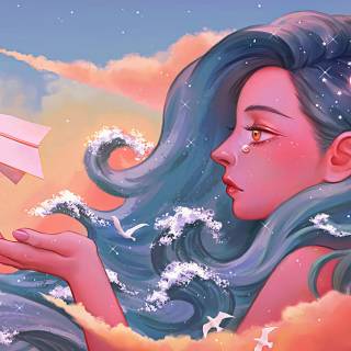 Digital drawing 4k wallpaper