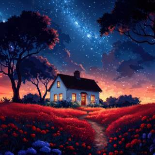 Digital drawing 4k wallpaper